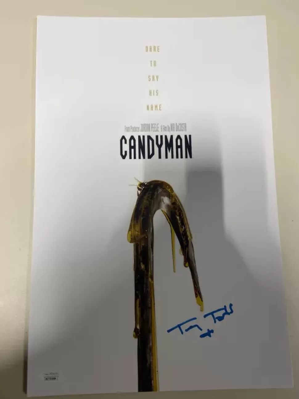 Nightmare Toys Tony Todd Autographed Candyman 11X17 Print (V2)* Prints