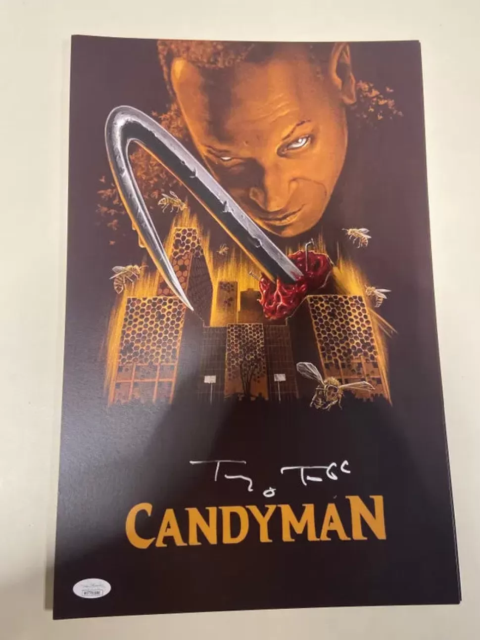 Nightmare Toys Tony Todd Autographed Candyman 11X17 Print (V4)* Prints