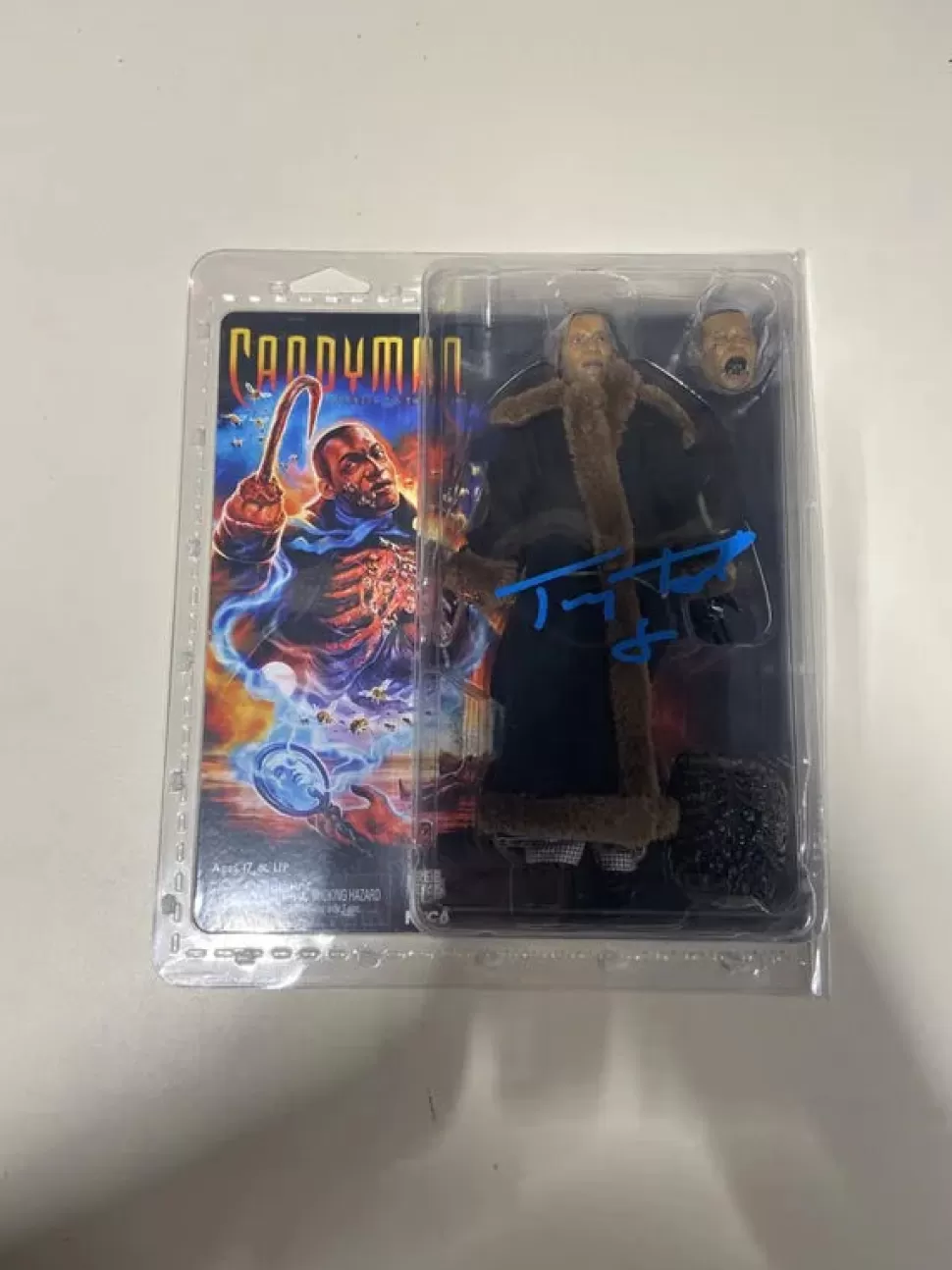 Nightmare Toys Tony Todd Autographed Candyman Clothed Neca Action Figure* Action Figures