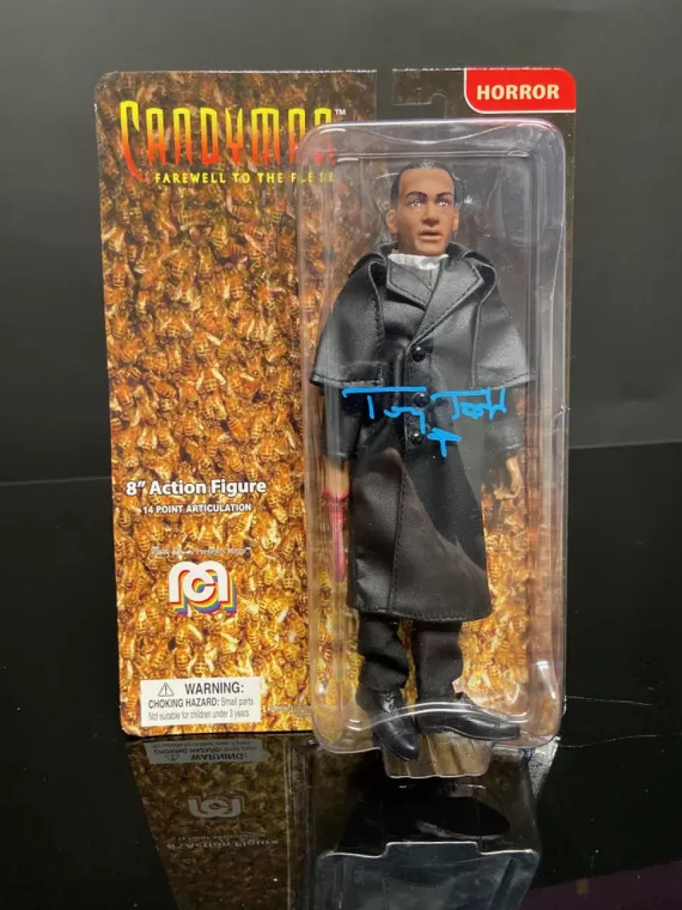 Nightmare Toys Tony Todd Autographed Candyman Mego Action Figure* Mego Figures