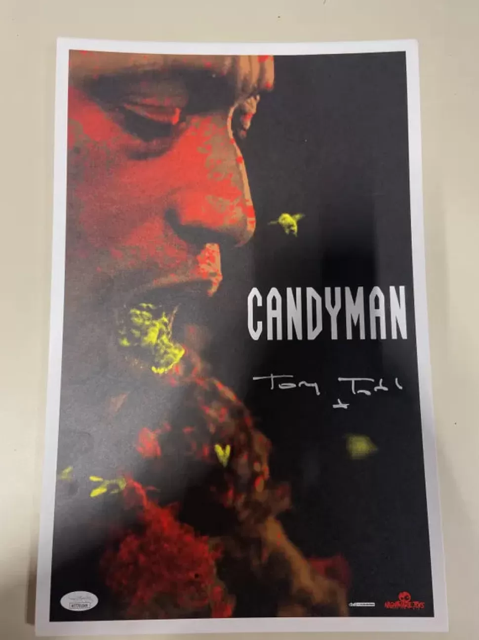 Nightmare Toys Tony Todd Autographed Candyman Exclusive 11X17 Print* Prints