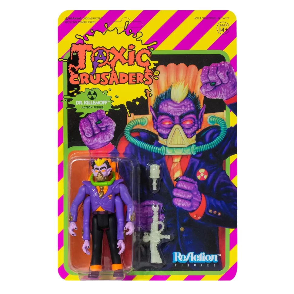 Super 7 Toxic Crusaders Action Figure - Dr. Killemoff* Reaction Figures