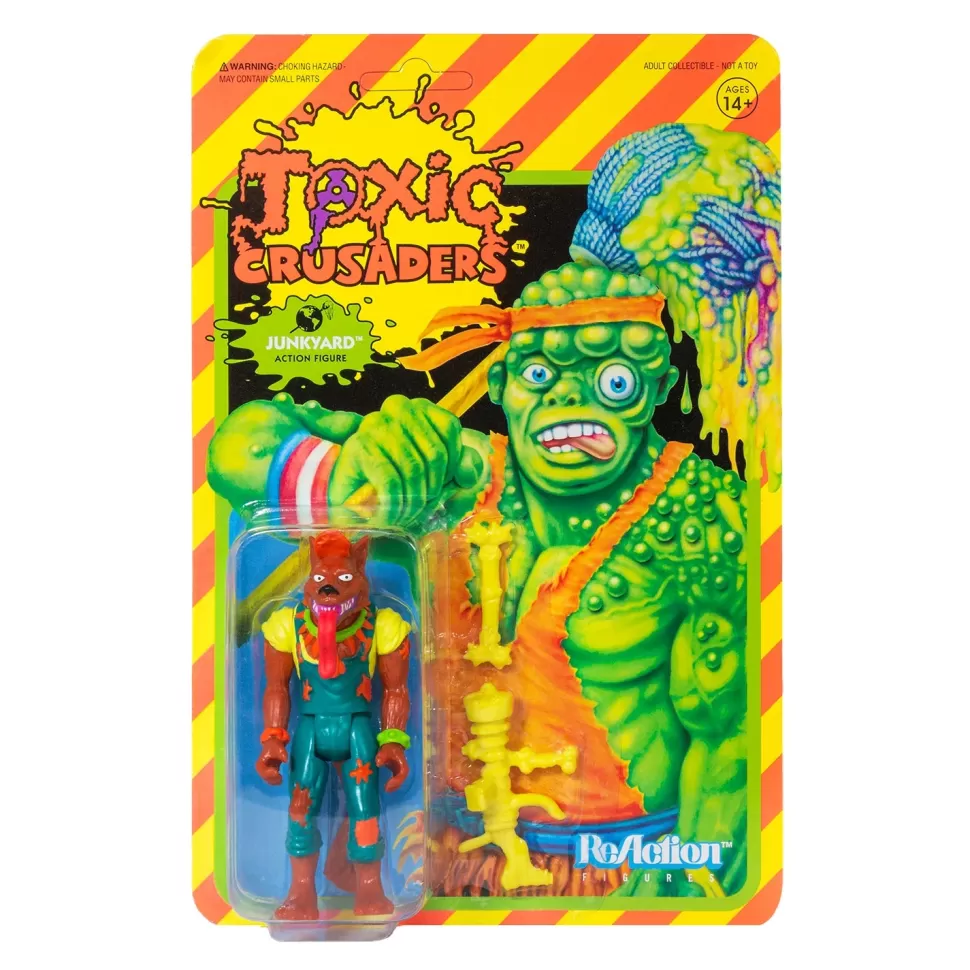 Super 7 Toxic Crusaders Reaction Figure - Junkyard* Reaction Figures