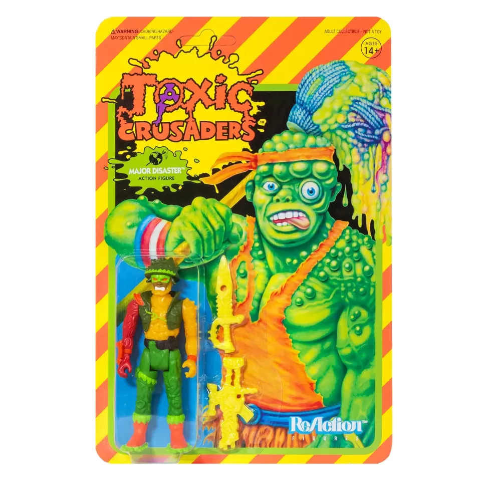 Super 7 Toxic Crusaders Reaction Figure - Major Disaster* Action Figures