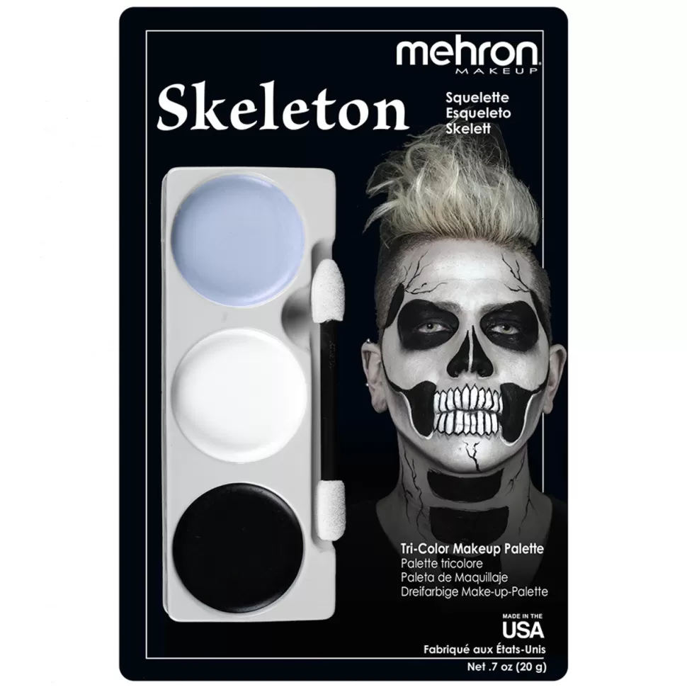 Mehron Tri-Color Makeup Palette* Makeup And Appliances