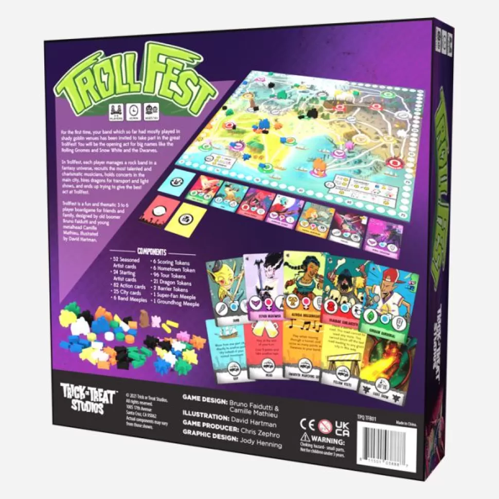 Trick Or Treat Studios Trollfest Board Game* Puzzles And Games