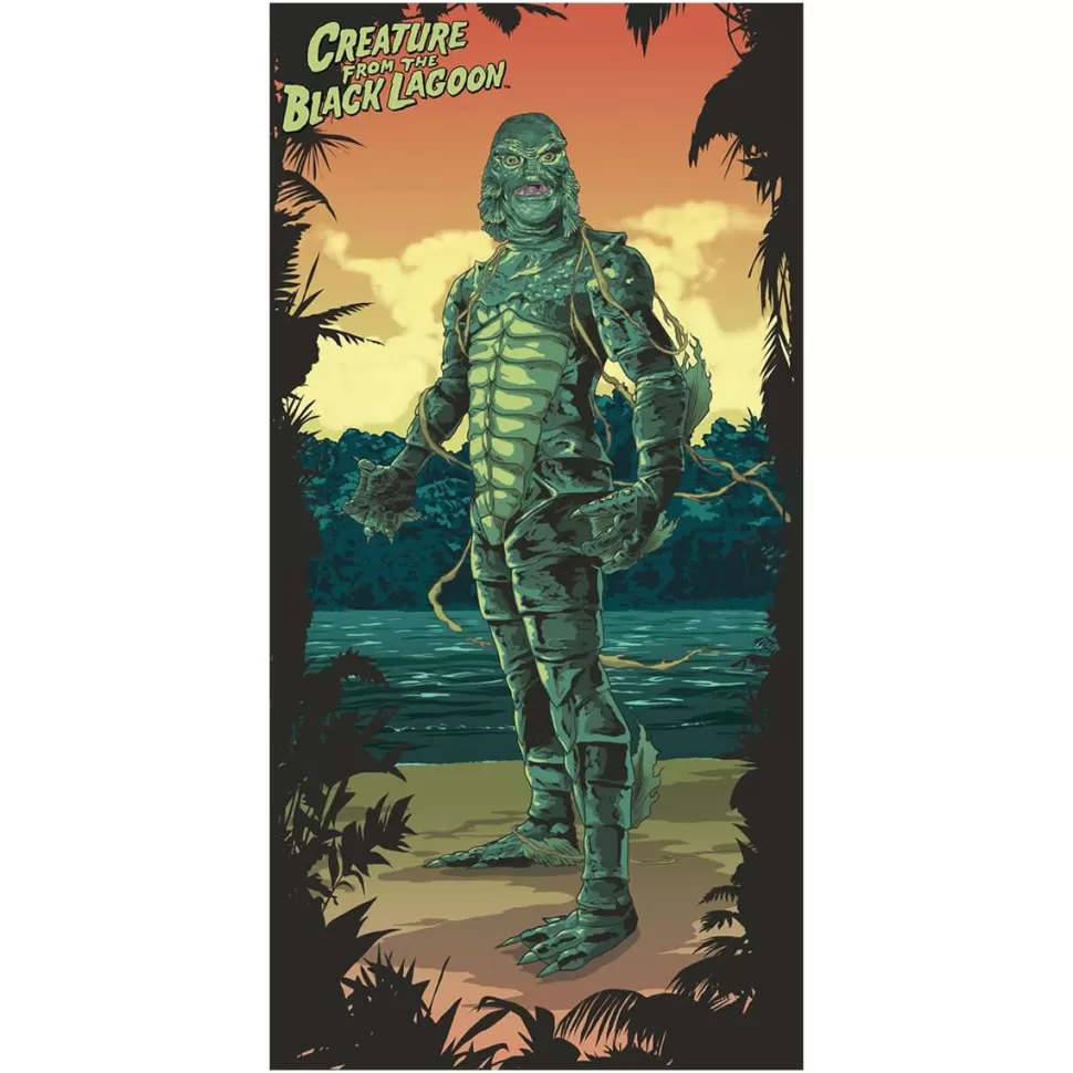 Factory Entertainment Universal Monsters - Creature From The Black Lagoon Beach Towel* Towels