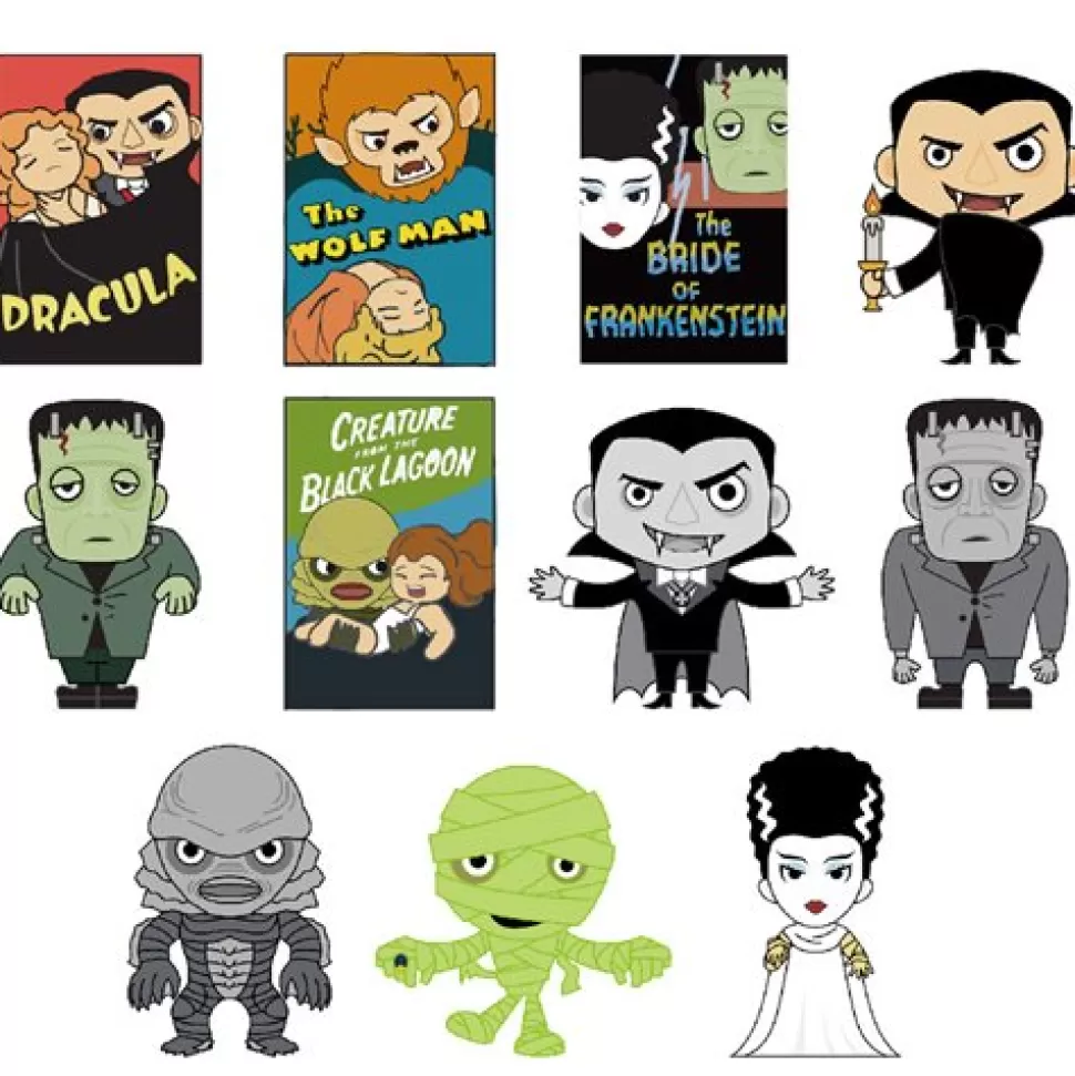 Monogram Universal Monsters Series 2 3D Foam Bag Clip* Blind Bags/Boxes