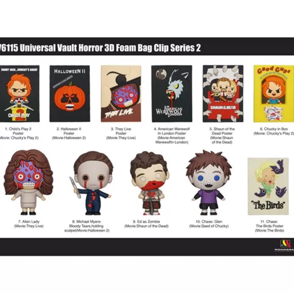 Monogram Universal Vault Horror Series 2 Figural Bag Clip* Blind Bags/Boxes