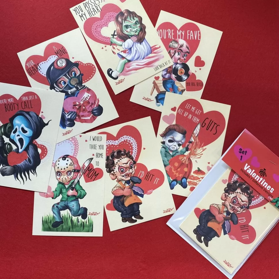 One Man Riet Valentine Cards Set 1* Greeting Cards