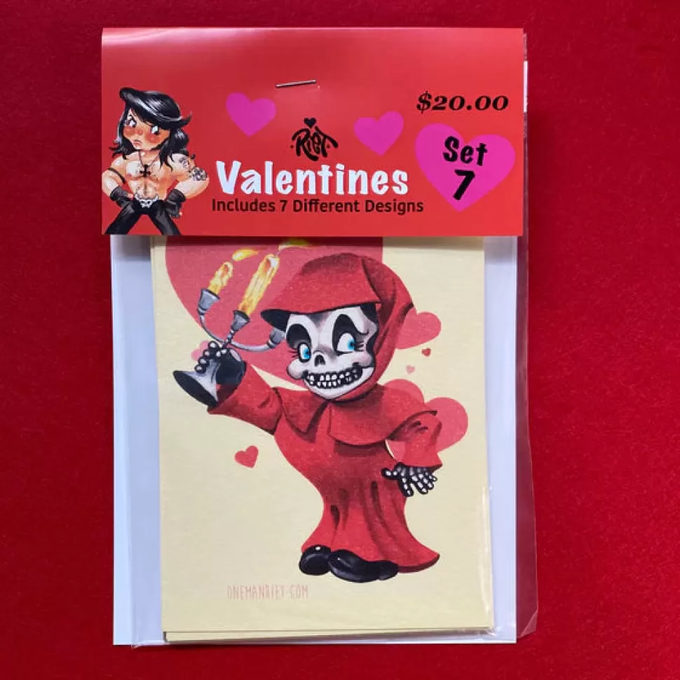 One Man Riet Valentine Cards Set 7* Greeting Cards