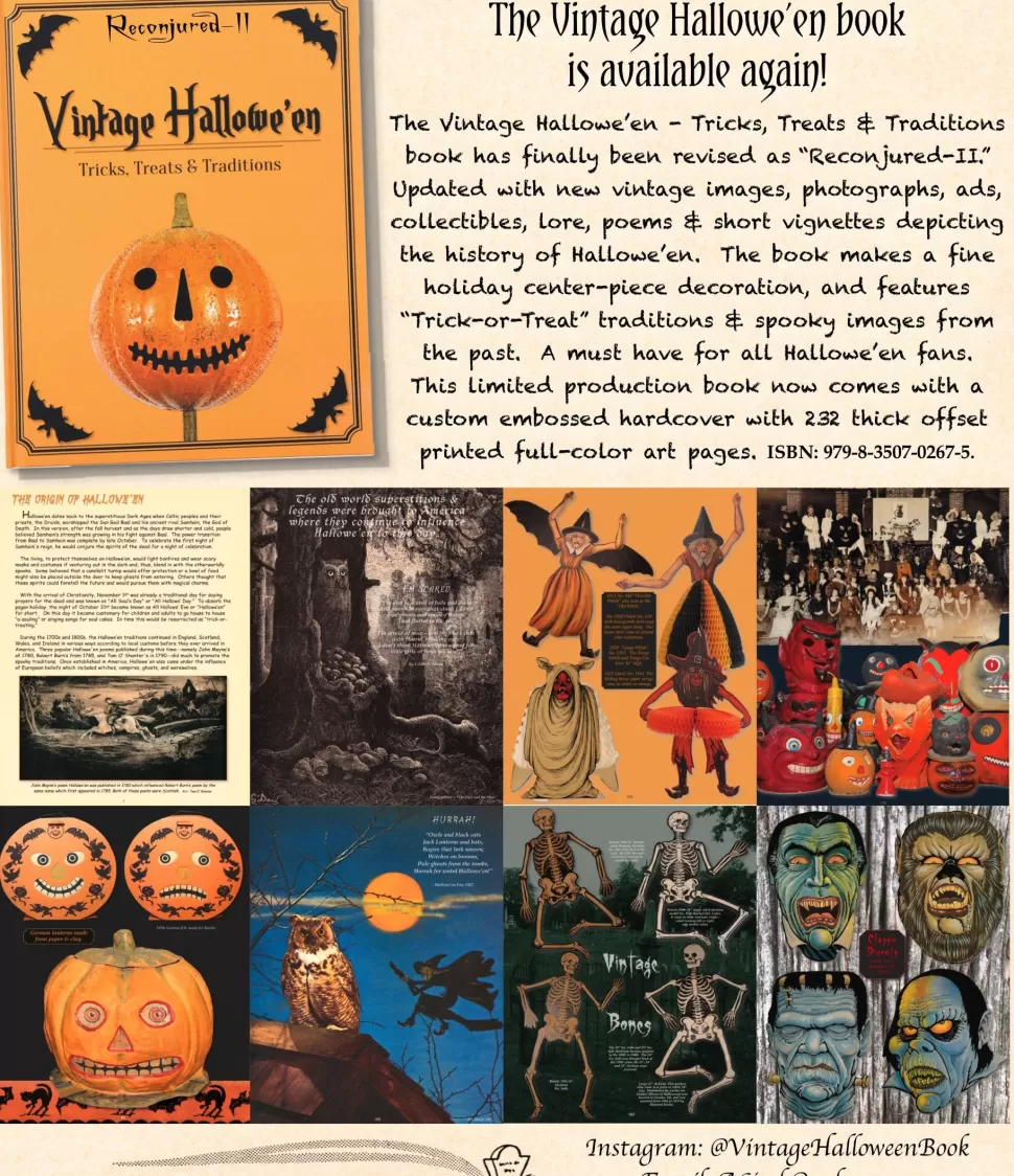 Imperial House Antiques Vintage Hallowe'En Hardcover Book* Books