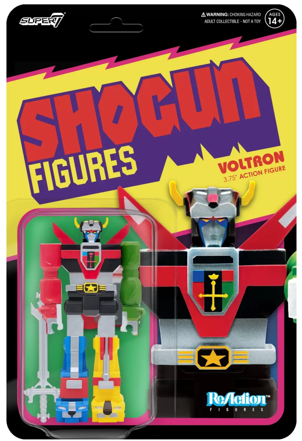 Super 7 Voltron Reaction Figure - Voltron (Shogun)* Reaction Figures