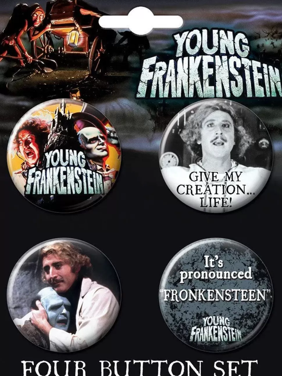 AtaBoy Young Frankenstein 4 Button Set (Discontinued)* Buttons